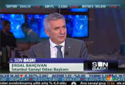 İSO Başkanı Erdal Bahçıvan‘ın CNBC-E‘deki Konuşması, 09.12.2014