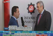 İSO Başkanı Erdal Bahçıvan Bloomberg TV’de, 06.01.2016