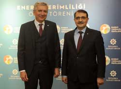 İSO Yönetim Kurulu Başkanı Erdal Bahçıvan-Enerji ve Tabii Kaynaklar Bakanı Fatih Dönmez