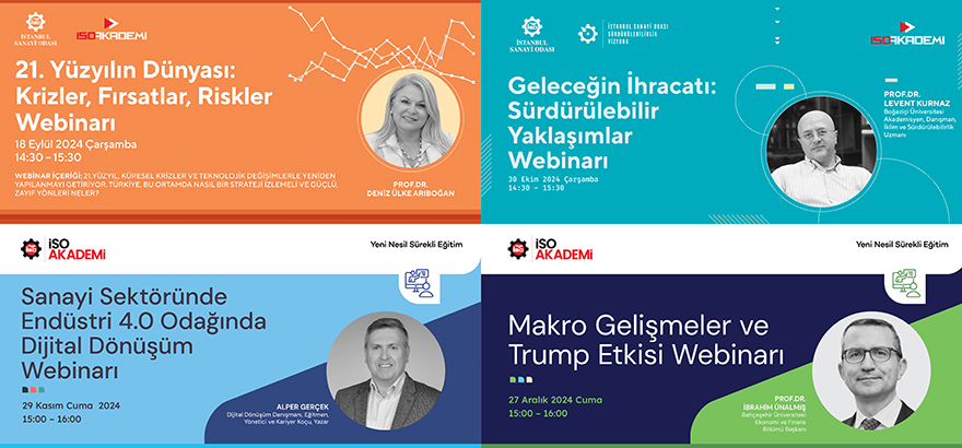 Dünyadaki ve Türkiye'deki Güncel Konular İle Bu Konuların Ana Metal Sektörüne Yansımaları Webinar Serisi