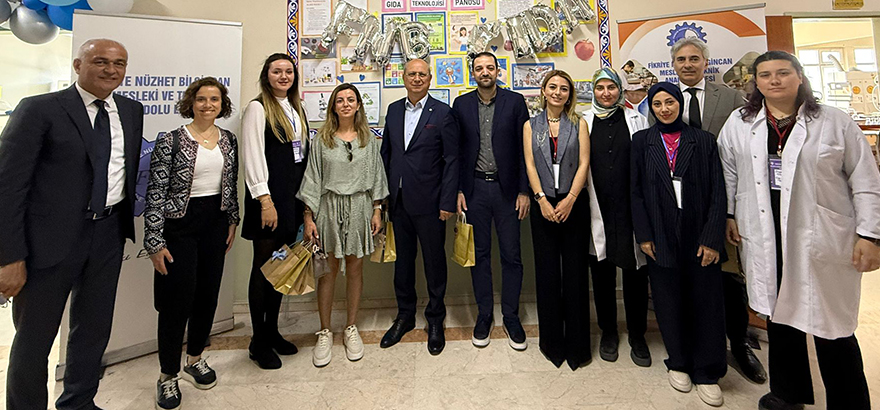 7. Grup Meslek Komitesi Üyeleri ile Fikriye Nüzhet Bilgincan MTAL, 2. Gıda Laboratuvarı Açılışı Gerçekleştirildi