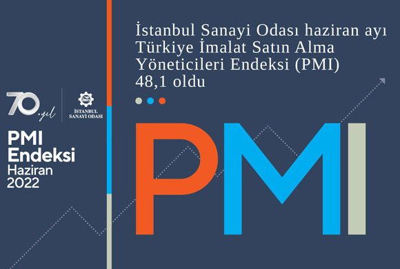 İSO Türkiye İmalat PMI Haziran 2022 Raporu ile Türkiye Sektörel PMI Raporu Açıklandı