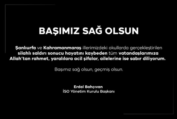 Şanlıurfa ve Kahramanmaraş Saldırı