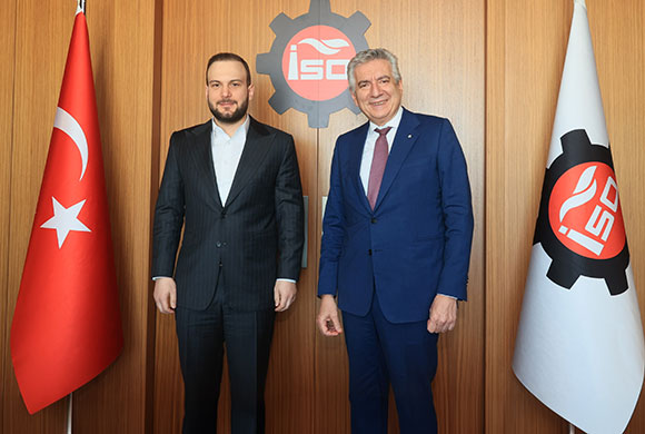 Sıfır Atık Vakfı Başkanı Samed Ağırbaş, İSO Başkanı Erdal Bahçıvan’ı Ziyaret Etti