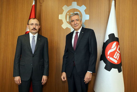Ticaret Bakanı Mehmet Muş’tan, İSO Başkanı Bahçıvan’a Nezaket Ziyareti