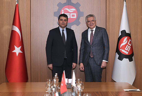 Demokrat Parti (DP) Genel Başkanı Gültekin Uysal, İSO Başkanı Erdal Bahçıvan’a Nezaket Ziyaretinde Bulundu
