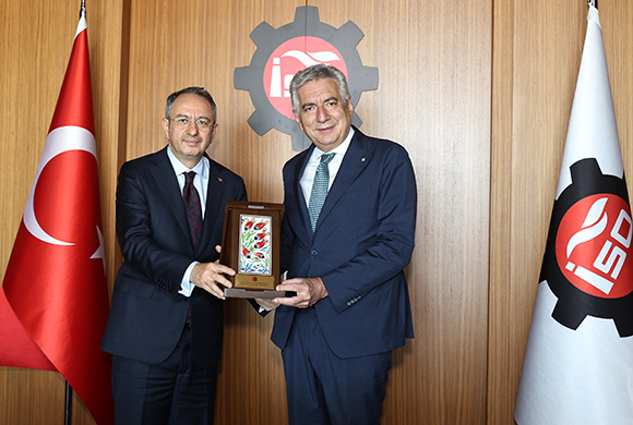 Dilovası Kaymakamı Dr. Metin Kubilay, İSO Yönetim Kurulu Başkanı Erdal Bahçıvan’ı Ziyaret Etti