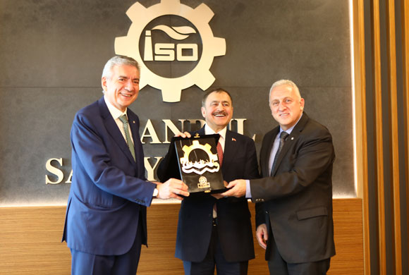 Çevre ve Orman Eski Bakanı Veysel Eroğlu, İstanbul Sanayi Odası (İSO) Yönetim Kurulu ve İSO Meclis Başkanlık Divanı Üyelerine Bir Nezaket Ziyaretinde Bulundu