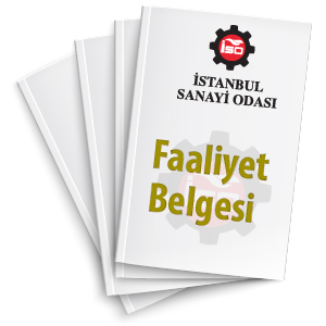 istanbul sanayi odasi faaliyet belgesi