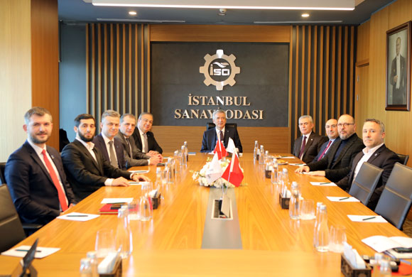 Hırdavat Sanayici ve İş Adamları Derneği Yönetim Kurulu Üyeleri İSO Başkanı Erdal Bahçıvan’ı Ziyaret Etti