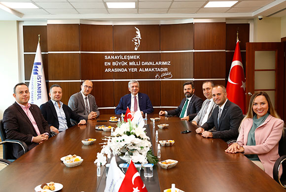 İSO Başkanı Erdal Bahçıvan, Anadolu Yakası OSB Yönetimini Ziyaret Etti 