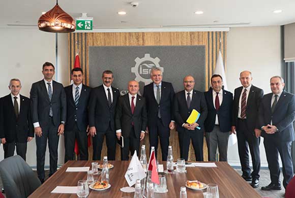 İYİ Parti Ekonomi ve Kalkınma Politikalarından Sorumlu Genel Başkan Yardımcısı ve Samsun Milletvekili Dr. Erhan Usta İSO Başkanı Erdal Bahçıvan’a Nezaket Ziyaretinde Bulundu