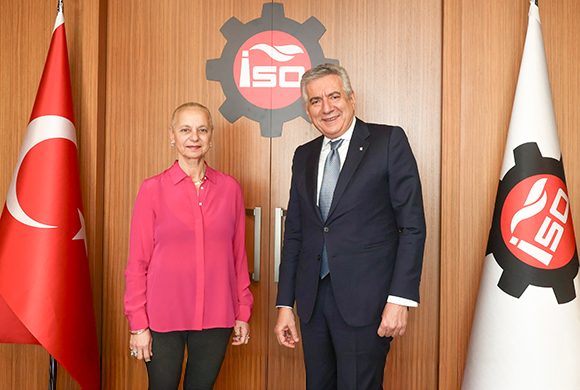 Kadir Has Üniversitesi’nin Yeni Rektörü Prof. Dr. Ayşe Başar, İSO Başkanı Erdal Bahçıvan’a Nezaket Ziyaretinde Bulundu