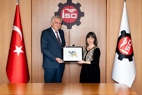 Kanada İstanbul Başkonsolosu Natalie Britton’dan İSO Başkanı Erdal Bahçıvan’ı Ziyaret Etti