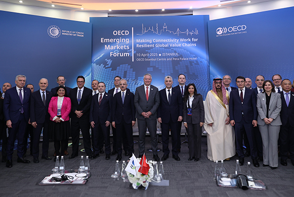 Ekonomik İşbirliği ve Kalkınma Örgütü’nün (OECD) Düzenlediği Yükselen Pazarlar Forumu, Odakule Fazıl Zobu Meclis Salonu’nda Gerçekleştirildi