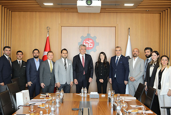 Türkiye Odalar ve Borsalar Birliği İstanbul Genç Girişimciler Kurulu İcra Komitesi Üyeleri, İstanbul Sanayi Odası Yönetim Kurulu Başkanı Erdal Bahçıvan'a Nezaket Ziyaretinde Bulundu