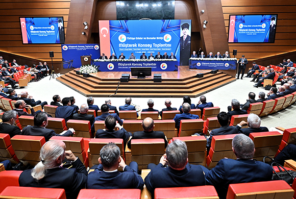 TOBB Müşterek Konsey Toplantısı, Türkiye Cumhurbaşkanı Yardımcısı Cevdet Yılmaz’ın Katılımıyla Gerçekleştirildi