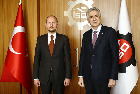 Roman Nedilskyi, Consul General of Ukraine, Visits ICI Chairman Erdal Bahçıvan