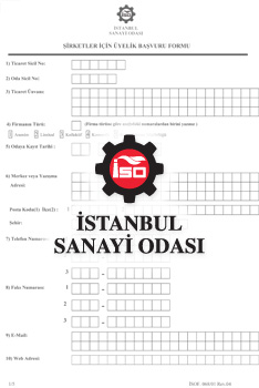 istanbul sanayi odasi uyelik