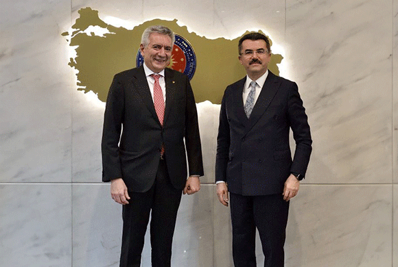 İSO Başkanı Erdal Bahçıvan, Geçtiğimiz Şubat Ayında Milli Güvenlik Kurulu Genel Sekreterliği’ne Atanan Okay Memiş’e Nezaket Ziyaretinde Bulundu