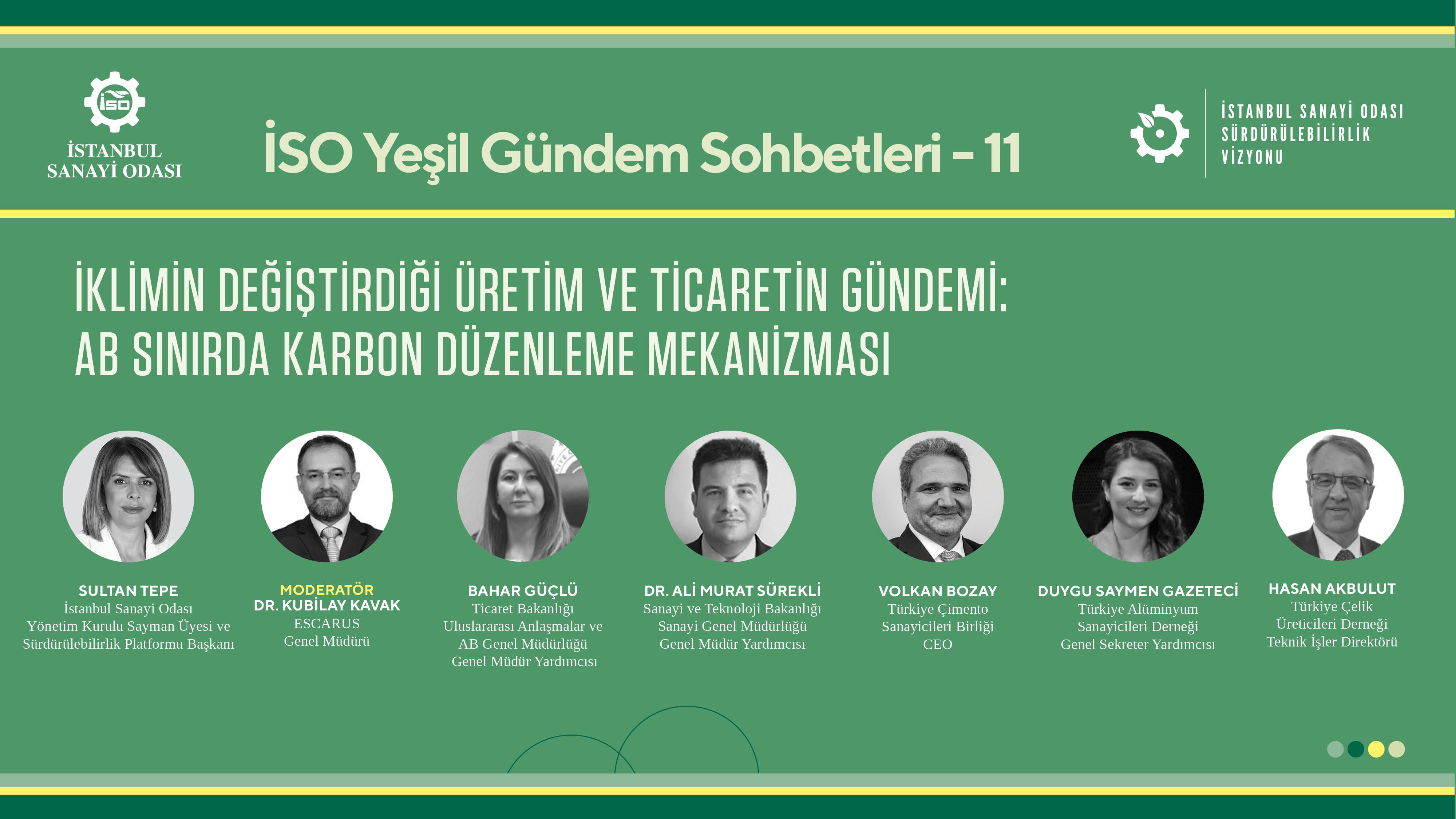 İSO Yeşil Gündem Sohbetleri